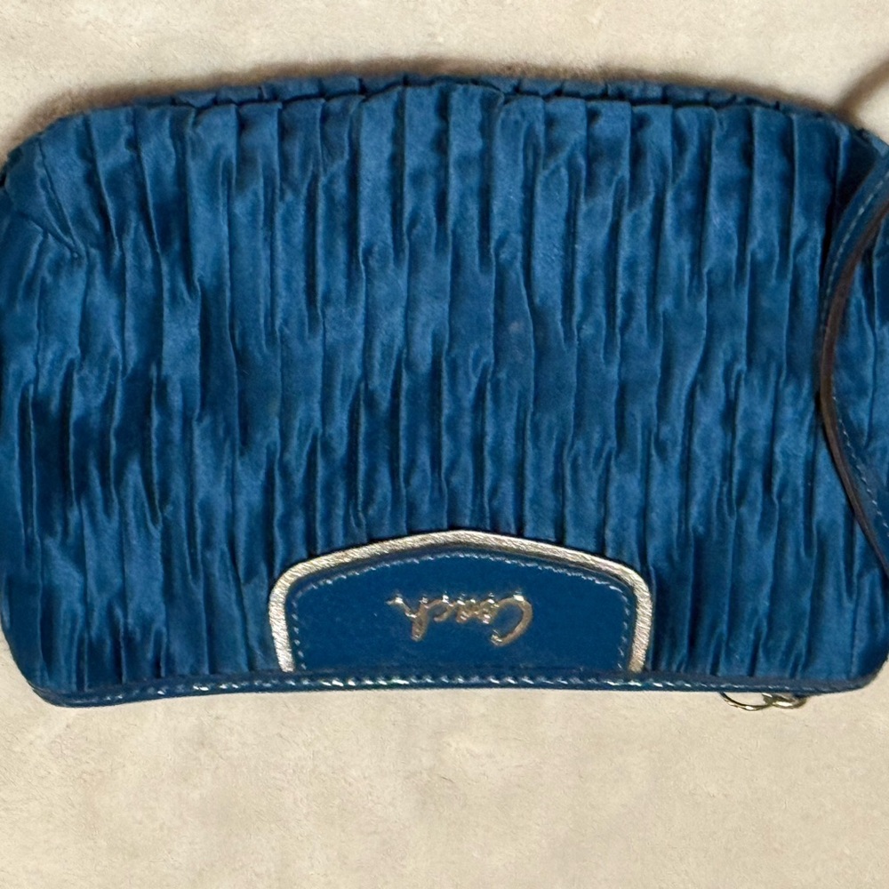 Chic Blue Clutch by Coach